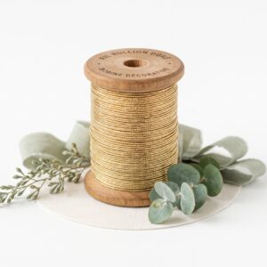 Fil bullion doré — Bobine décorative