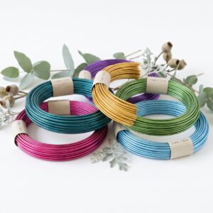 Fil aluminium déco Ø2 mm — 12 m (assortiment couleurs)