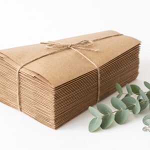 Manchons bouquet kraft — Lot de 50