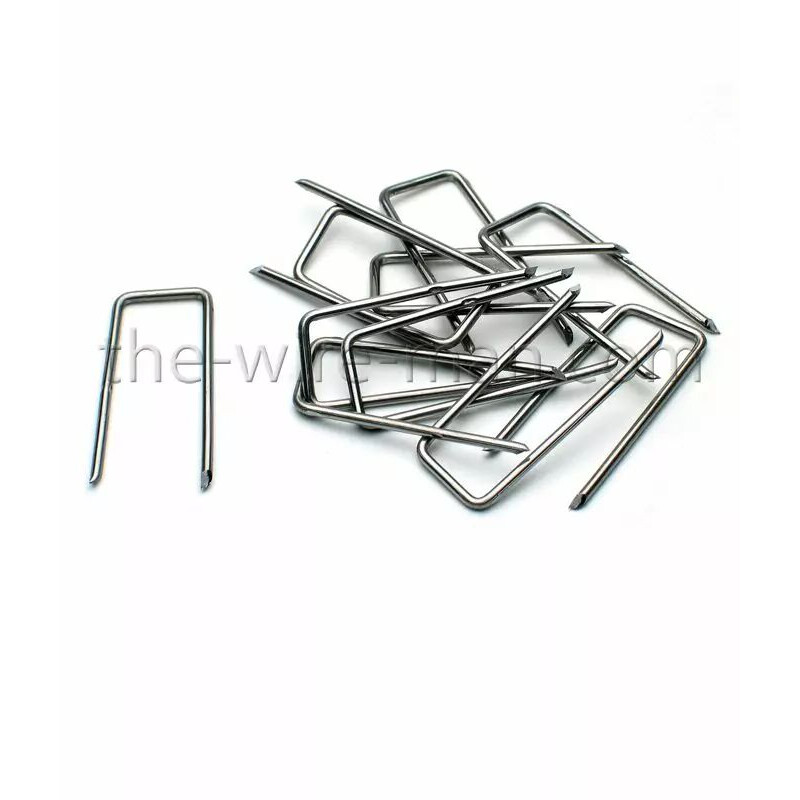 Agrafes métalliques H & R pour couronnes florales 10x25mm, fixation professionnelle pour fleuristes