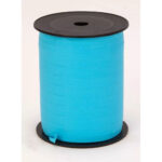 Bobine de bolduc mat turquoise 10mm pour fleuriste, ruban 250 mètres pour emballage floral
