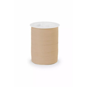 Bolduc mat écru Dune 10mm largeur bobine 250m pour fleuriste décoration bouquets