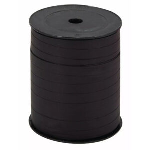 Bolduc mat noir 10mm pour fleuriste et compositions florales élégantes