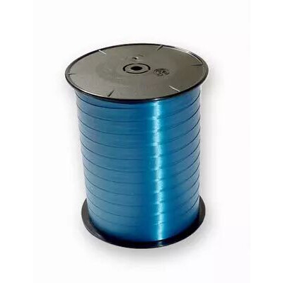 Bolduc satiné bleu 7mm FRANCE RIBBONS pour fleuristes et créations florales professionnelles