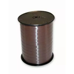 Bolduc satiné chocolat 7mm x 500m pour fleuristes et décoration florale