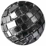 Boules décoratives miroir noir 20mm pour compositions florales professionnelles