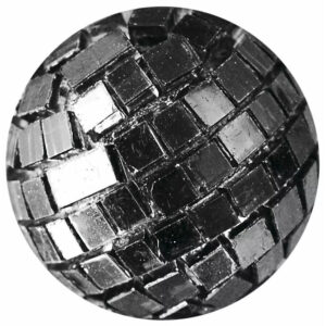 Boules décoratives miroir noir 20mm EUROSAND pour compositions florales professionnelles
