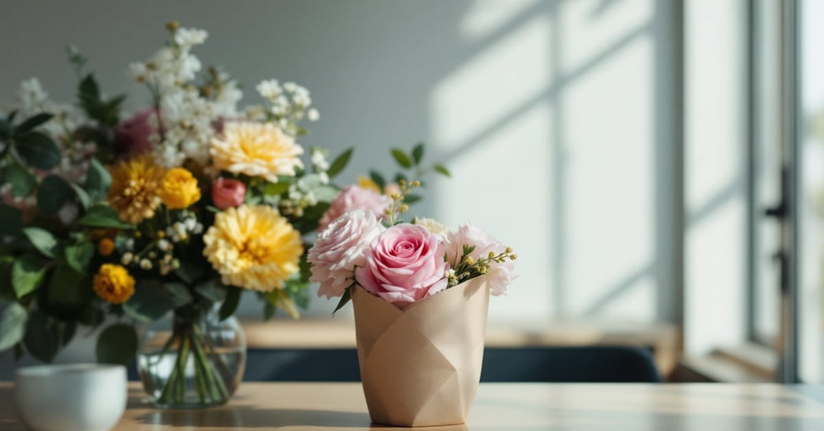 Bouquet champetre aux fleurs sauvages et herbes folles, composition naturelle et déstructurée