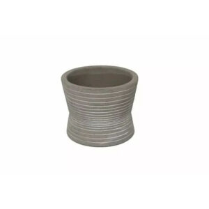 Cache pot rond en béton gris JACARANDA diamètre 10 cm hauteur 10 cm pour fleuristes et décorateurs