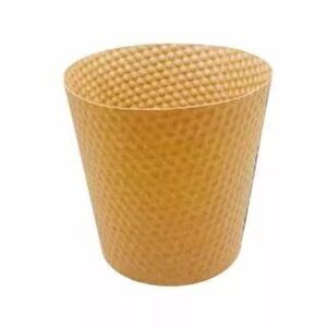 Cache-pot en carton naturel Euréka Honey pour compositions florales professionnelles fleuristes