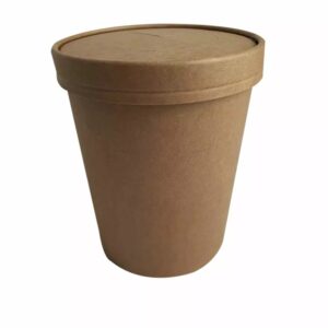 Cache-pot carton Flowercup naturel Ø10,5 cm pour fleuristes, vue 1