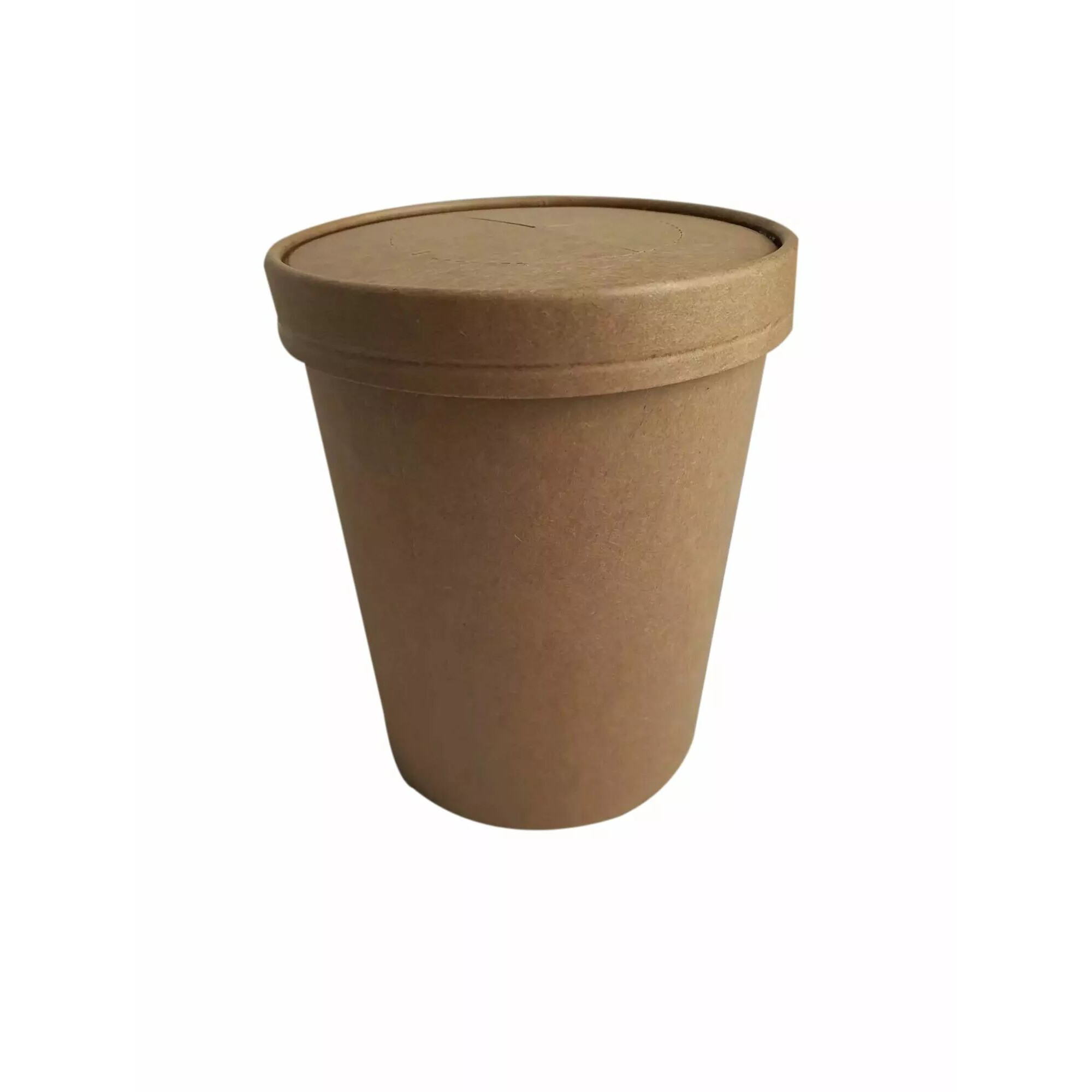 Cache-pot carton Flowercup naturel Ø10,5 cm pour fleuristes, vue 1