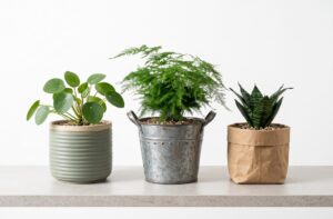 Cache-pots pour fleuristes : céramique, zinc et kraft