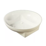 Soucoupe plastique blanche avec fond carré pour centre de table floral et mousse florale professionnelle