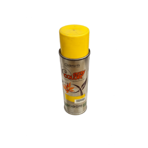 Bombe de colle en spray jaune 400ml pour fleuriste fixation paillettes neige artificielle compositions florales