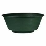 Coupe horticole fleuriste professionnelle non percée diamètre 45,5 cm couleur vert sapin pour compositions florales