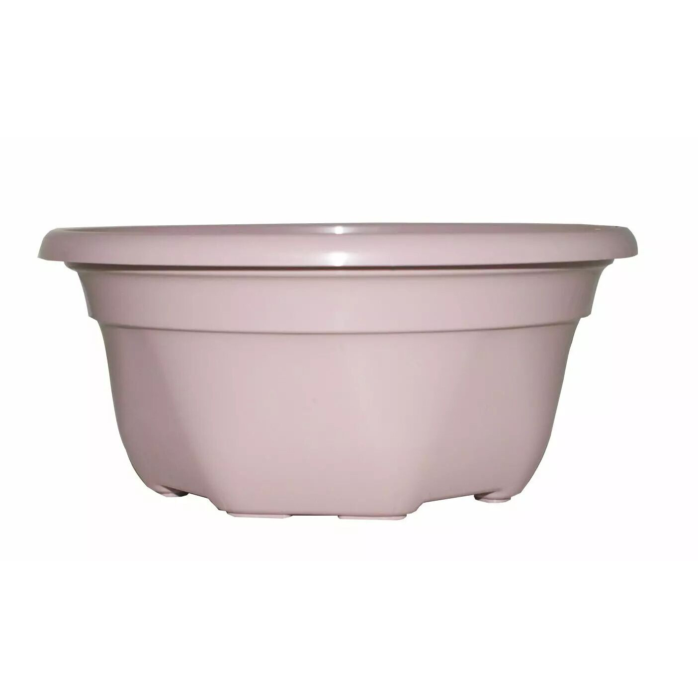 Coupe Nina percée taupe D29 H13 cm pour compositions florales et plantations professionnelles