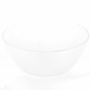 Coupe ronde en verre transparent diamètre 16,5 cm hauteur 7,5 cm pour compositions florales professionnelles
