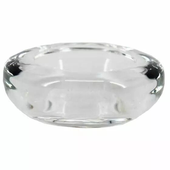 Coupe ronde en verre épais transparente pour compositions florales et centres de table professionnels