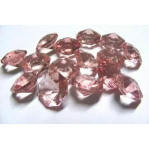 Diamants décoratifs plastique bordeaux 12mm pour compositions florales professionnelles