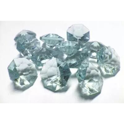 Diamants décoratifs turquoise 12mm pour compositions florales et décoration événementielle