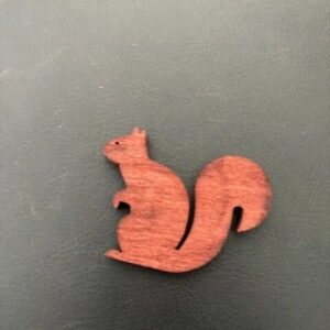 Écureuil en Bois Marron 5cm - Lot de 21