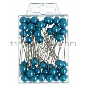 Épingle décorative à tête perle turquoise 10mm pour composition florale et art floral