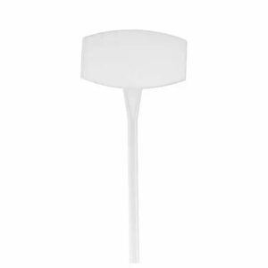 Étiquettes prix blanches professionnelles pour fleuriste ZWAPACK avec support de 35 cm de hauteur pour affichage en boutique