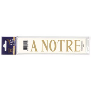 Expression A NOTRE pour personnalisation de rubans funéraires et compositions florales de deuil