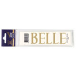 Expression BELLE pour personnalisation ruban deuil fleuriste lot de 60