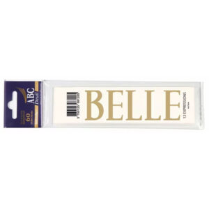 Expression BELLE pour personnalisation ruban deuil fleuriste lot de 60