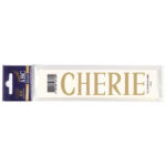 Expression CHERIE pour personnalisation de ruban de deuil, lot de 60 unités pour fleuriste professionnel