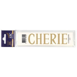 Expression CHERIE pour personnalisation de ruban de deuil, lot de 60 unités pour fleuriste professionnel