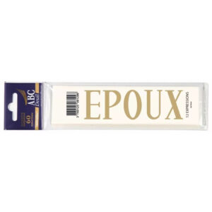 Expressions EPOUX pour personnalisation de rubans de deuil - lot de 60 pour fleuristes professionnels