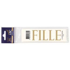 Expression FILLE pour personnalisation rubans-deuil compositions florales funéraires
