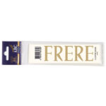 Expression pré-imprimée FRÈRE pour rubans funéraires fleuriste