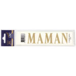 Expression MAMAN par 60 pour personnalisation de rubans de deuil compositions florales funéraires