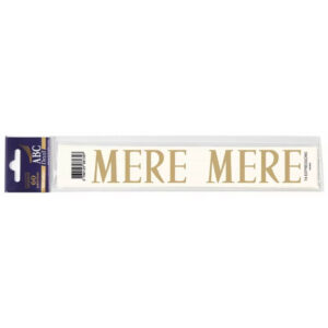 Expression MÈRE pour ruban de deuil lot de 60 unités pour fleuristes et pompes funèbres