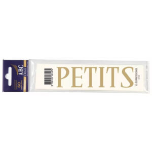 Expression PETITS pour personnalisation de rubans funéraires lot de 60 unités