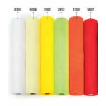 Rouleau de fibre décorative étirable jaune Net pour compositions florales professionnelles