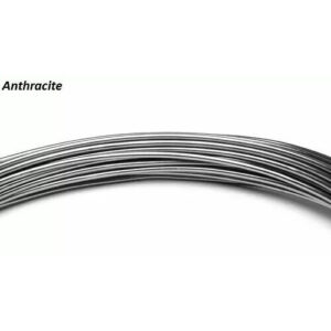 Fil aluminium souple 2mm anthracite en bobine de 60 mètres pour compositions florales et décoration
