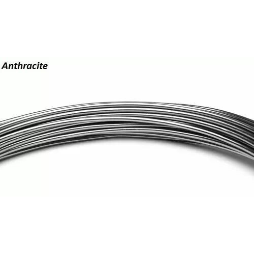 Fil aluminium souple 2mm anthracite en bobine de 60 mètres pour compositions florales et décoration