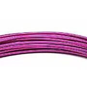 Bobine de fil aluminium souple fuschia 2mm pour création florale et décoration