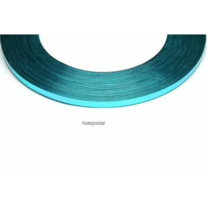 Bobine de fil aluminium plat turquoise 1mm pour compositions florales et créations de fleuriste