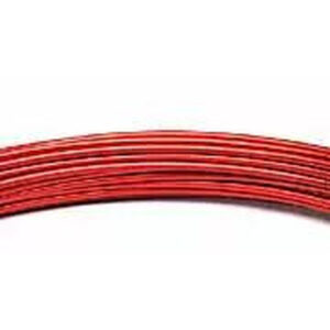 Fil aluminium rouge 2mm en bobine pour compositions florales et créations décoratives