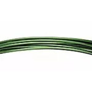 Fil aluminium vert foncé 2mm pour décoration florale et structuration de compositions florales professionnelles