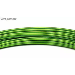 Fil aluminium souple 2mm couleur vert pomme pour compositions florales et créations fleuriste