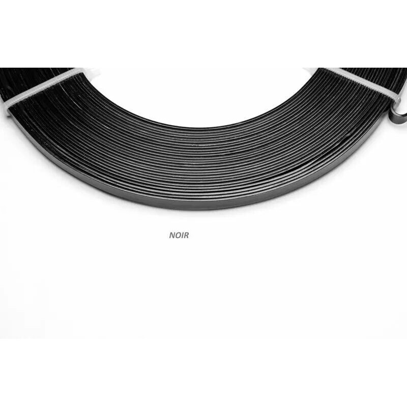 Fil aluminium plat noir 1mm pour art floral et compositions de fleuriste
