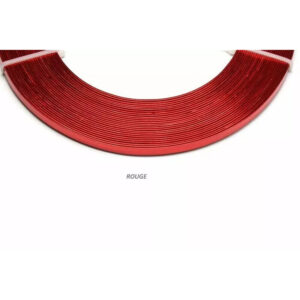 Fil aluminium plat rouge 1mm pour compositions florales et décoration fleuristerie
