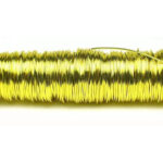 Fil déco laqué jaune 0,50mm pour compositions florales et art floral professionnel